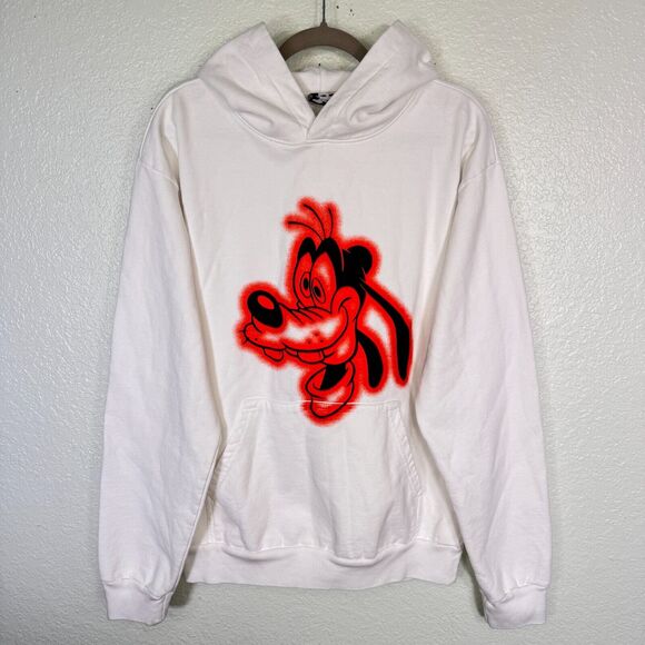 Noon Goons Disney Hoodie Mens Medium Goofy Goofball Fleece Graphic Sweater USA